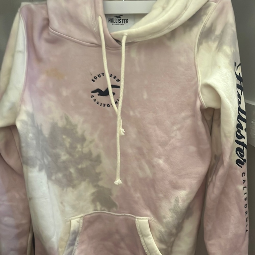 Hollister sweatshirt purple/white/gray/black